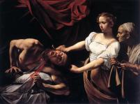 Caravaggio, "Judith beheading Holofernes" (1599)