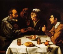 Diego Velázquez, "The Farmers' Lunch" (1618)