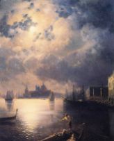 Ivan Aivazovsky, "Byron in Venice" (date unknown)