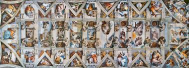 Michelangelo, "Ceiling of Cappella Sistina" (1512)