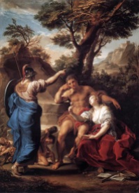 Pompeo Batoni, "Hercules at the crossroads" (1750)