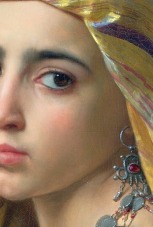 William-Adolphe Bouguereau, "Girl with Pomegranate", detail (1875)